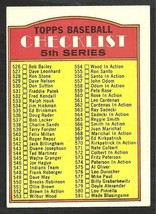 5th Series Checklist 1972 Topps Baseball Card #478 umarked - £2.79 GBP