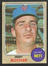 New York Mets Jerry Buchek 1968 Topps Baseball Card #277 g/vg - £0.60 GBP