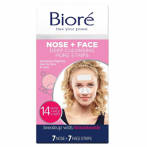 Bioré Nose + Face Deep Cleansing Pore Strips 14 Pack - £56.91 GBP