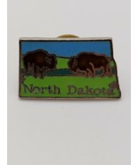 North Dakota State Pin Vintage Enamel Pin  - $14.65