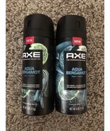 2X Axe Fine Fragrance Collection Premium Deodorant Body Spray Aqua Bergamot - $13.92 CAD