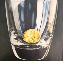 1963 Four Roses Whiskey Advertisement Distillery Liquor Lincoln Penny HM2K - $19.99