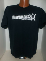 Vintage 2008 Mercenaries 2 World in Flames Gamestop Exclusive Promo TShirt Sz XL - £39.38 GBP