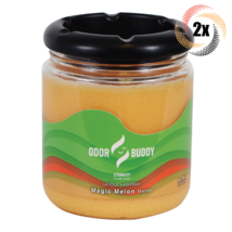 2x Candles Odor Buddy Magic Melon Scent Odor Eliminator Candle & Ashtray | 12oz - £27.33 GBP