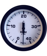 Faria Euro White 4&quot; Tachometer 4000 RPM (Diesel) (Mechanical Takeoff &amp; V... - £83.82 GBP