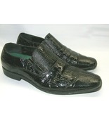 Polo Ralph Lauren Men Size 12 M Black Patent Leather Slip On Casual Dres... - £20.71 GBP