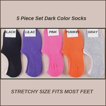 Spring Comfortable Breathable Invisible Low Ankle 5 Piece Bamboo Foot Sock Sets  image 2
