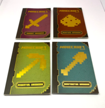 Minecraft Handbooks Essential, Combat, Redstone, Construction Set of 4 Used - $14.84