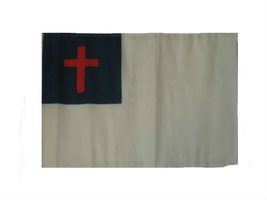 12x18 Christian Christ Cross Sleeve Flag 12&quot;x18&quot; Boat Car Garden Flag - £3.10 GBP