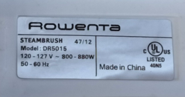 ROWENTA Ultrasteam Handheld Fabric Steamer DR5015 Adjustable Steam ~ 12&#39; cord - £23.59 GBP