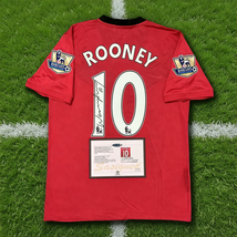 Wayne Rooney Printed Signed Manchester United 2009-10 Home Shirt Jersey ... - $116.69