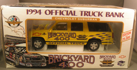 1994 Brickyard 400 Chevy Suburban Official Truck Bank 1/25 scale by Broo... - £15.91 GBP