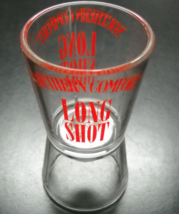 Southern Comfort Shot Glass Long Shot Plastic with Red Print Bottom Bottle Cap - £5.49 GBP