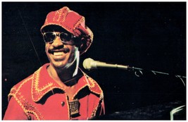 1977 Personality Postcard #9 Stevie Wonder Musician Artist Performer Singer - £6.19 GBP