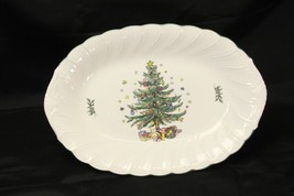 Nikko Happy Holidays Platter Christmas 14-1/4&quot; Oval Xmas - $416.53 MXN