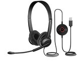 Cyber Acoustics Stereo Wired Headset (AC-204USB)  Quality Sound for Cal... - $37.01