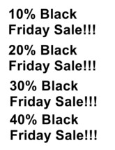 10% 20% 30% 40% Black Friday Sale-Download-ClipArt-ArtClip-Digital - $0.99