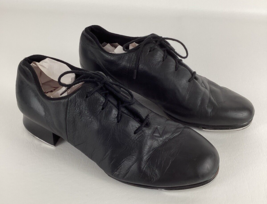 Vintage BLOCH 01 Shock Wave Men&#39;s 9M Black Leather Tap Dance Shoes VGC - £38.18 GBP