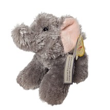 Aurora World Gray Ellie The Elephant Plush Stuffed Animal 7.5&quot; - £17.74 GBP