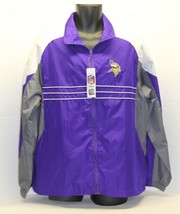 Minnesota Vikings Football Free shipping Purple Jacket Men's Extra Large New - $21.28