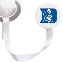 DUKE BLUE DEVILS SPORT BABY FOOTBALL BASKETBALL PACIFIER 2 CLIP FREE SHI... - £10.33 GBP