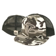 Atlanta Falcons Fallsale Black/White Camouflage Trucker Style Fit Hat Cap - £18.60 GBP