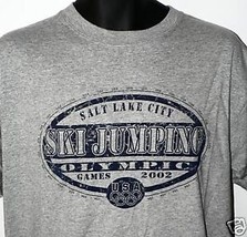 Winter Olympics Usa 2002 Salt Lake Shirt Ski Jumping Medium Mens Rare New - £12.02 GBP