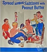 Vintage 1950&#39;s Kids Toys Cowboy Food Kitchen Theme Advertising Sign 25&quot; - £23.35 GBP