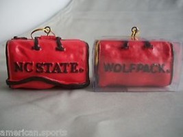 NORTH CAROLINA STATE WOLFPACK BASKETBALL SPORT BAG ORNAMENT - £9.48 GBP