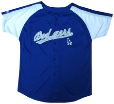 L A La Los Angeles Dodgers Boys Girls Baseball Jersey Size 4 Sewn Logo New - £18.19 GBP