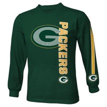Green Bay Packers Youth NFL Football Green Long Sleeve T-Shirt Large New - £13.54 GBP