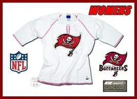 Tampa Bay Buccaneers Women&#39;s Cotton Glitz Shirt Nfl Jersey Free Shipping Large - £16.54 GBP