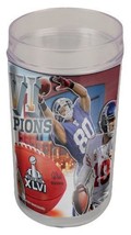 New York Giants World Champs 2 Glass set New 2011-2012 Manning 16 ounce NEW - £8.53 GBP