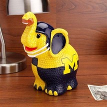 Michigan Wolverines Football Piggy 9 Inch Coin Bank Figure Mens Gift New Fun - £22.85 GBP