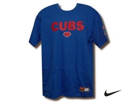 Chicago Cubs Baseball Tee Shirt Practice T-Shirt NWT Nike Mens large - £14.58 GBP