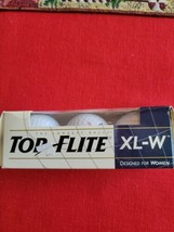 Top Flite XL-W (3) Golf Balls Designed For Women 1996 Vintage Spalding 2 on ball - $15.99