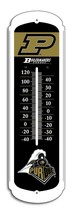 Purdue Boilermakers Football Basketball Metal Enamel Outdoor Thermometer Sign - £31.64 GBP
