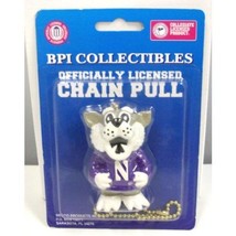 Ncaa Northwestern Wildcats Basketball Football Willie Mascot Fan/Light Chainpull - £8.60 GBP