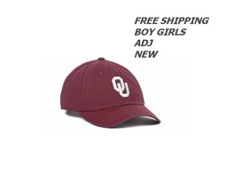 Oklahoma Sooners Football Basketball  NCAA Boys Girls Adj Hat Cap Free Ship - £10.47 GBP