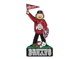 Ohio State Buckeyes Free Ship  Brutus Football Basketball Soccer Hat Jersey Pin - £7.88 GBP