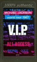 Michael Jackson World Tour All Access Pass Concert Collectible Old 100% ... - £19.05 GBP