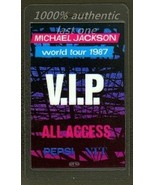 Michael Jackson World Tour All Access Pass Concert Collectible Old 100% ... - £19.00 GBP