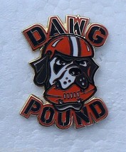 Cleveland Browns Old Dog Dawg Pound Gold Metal Football Hat Jersey Pin - £14.02 GBP