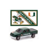 Miami Hurricanes Football Basketball Ford F-150 Toy NCAA Diecast Truck + Sticker - £7.83 GBP