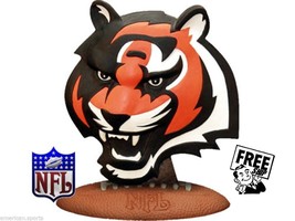 BENGALS Football Figure NFL Logo Figurine resin Desk,Bar,ManCave,TV COOL... - $31.47