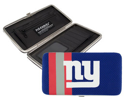 New York Giants free shipping Womens Flat NFL Jersey Clutch Shell Wallet... - £14.69 GBP