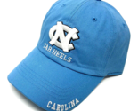 UNC UNIVERSITY OF NORTH CAROLINA TAR HEELS LOGO CURVED BILL ADJUSTABLE H... - £14.45 GBP