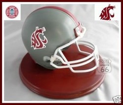 Ridgewood Collectibles Washington State Cougars Football Helmet On Wood Base - $26.20