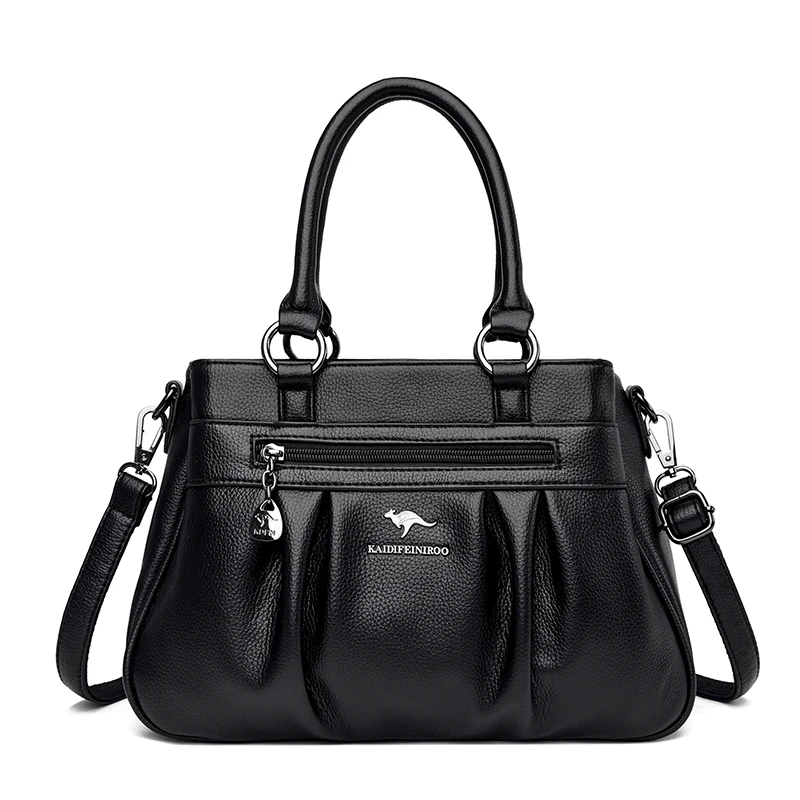 Luxury Handbags Women Bags Designer 3 Layers Leather Hand Bags Big Capac... - $51.62
