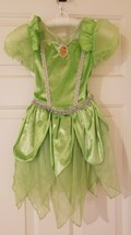 Disney Store Tinkerbell Tinker Bell Fairy Costume Dress Sz 4 - £23.72 GBP